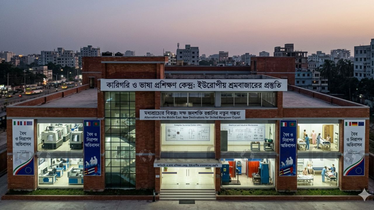 শ্রমবাজারে মধ্যপ্রাচ্য নির্ভরতা কমিয়ে ইউরোপে নজর দিচ্ছে সরকার