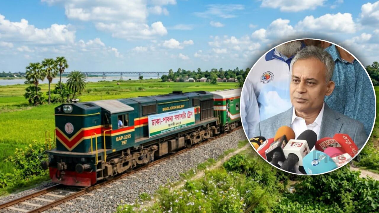 আগস্টেই চালু হতে যাচ্ছে ঢাকা-পাবনা রুটে সরাসরি ট্রেন: সেতুমন্ত্রীর