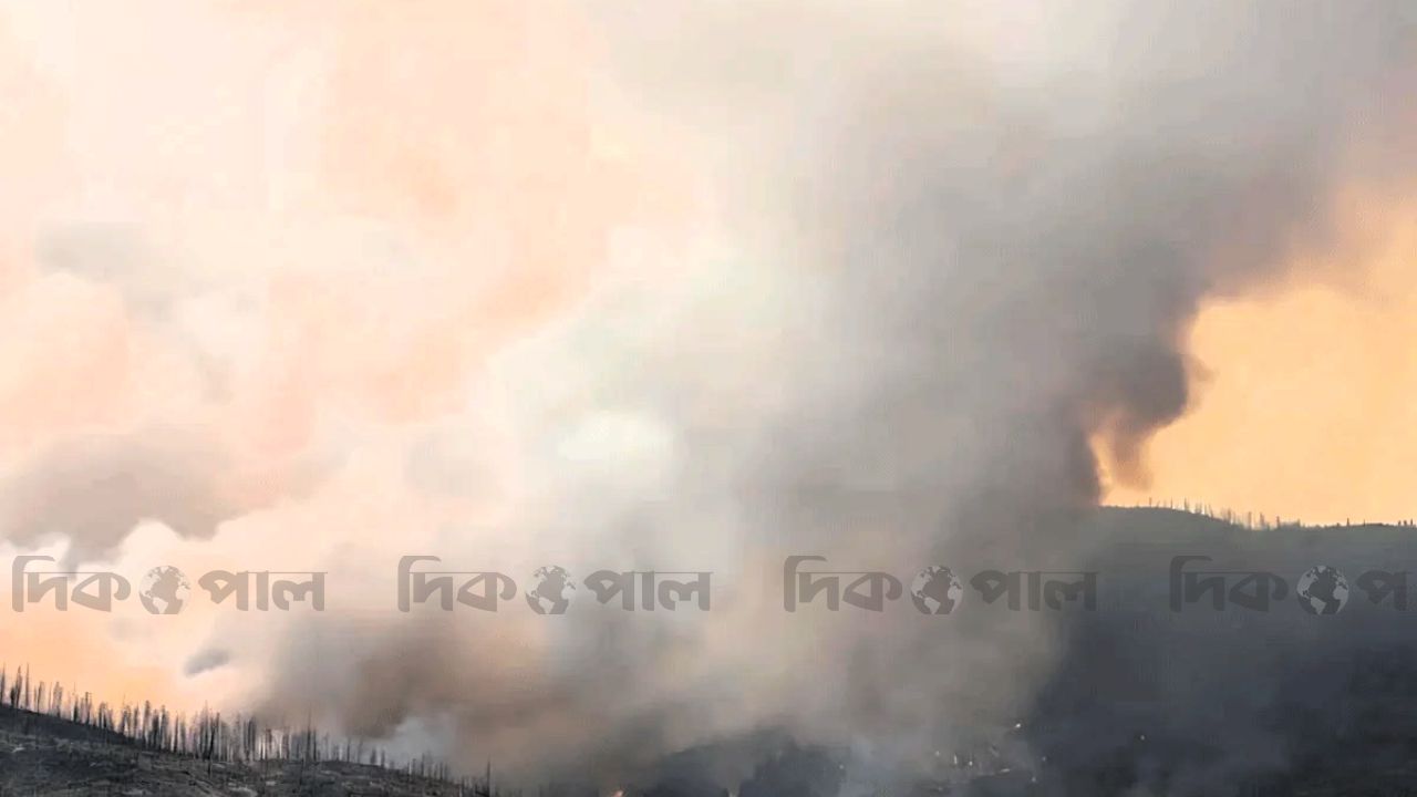 কানাডায় প্রলয়ংকরী দাবানল: ৬ বর্গকিলোমিটার এলাকা পুড়ে ছাই