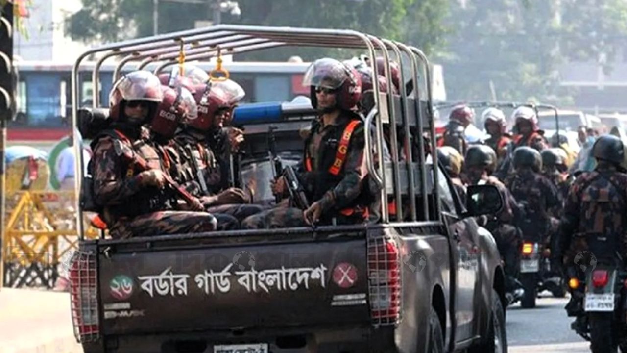 রাজধানীতে নিরাপত্তা জোরদার, বিভিন্ন স্থানে মোতায়েন বিজিবি