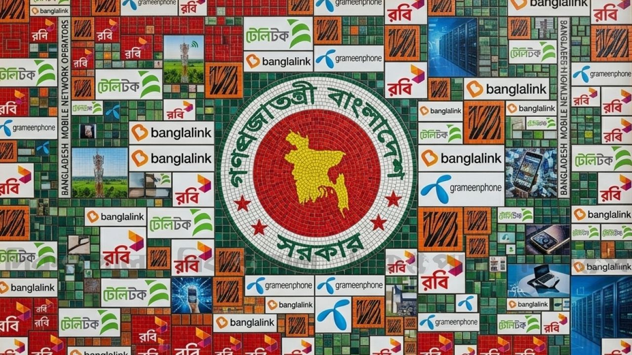 ৪ মোবাইল অপারেটরের কাছে সরকারের পাওনা ১৩,১৪৪ কোটি টাকা