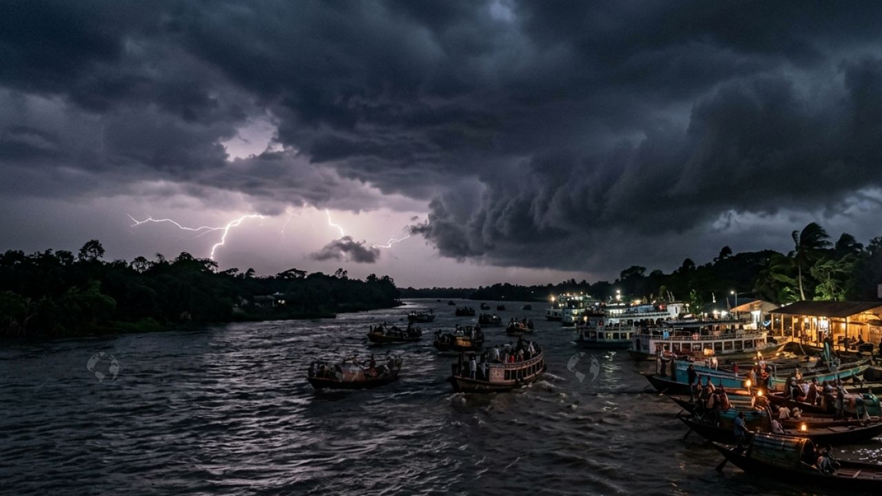 রাতের মধ্যে দেশের বিভিন্ন অঞ্চলে ঝড়ের শঙ্কা সতর্ক করল আবহাওয়া অধিদপ্তর