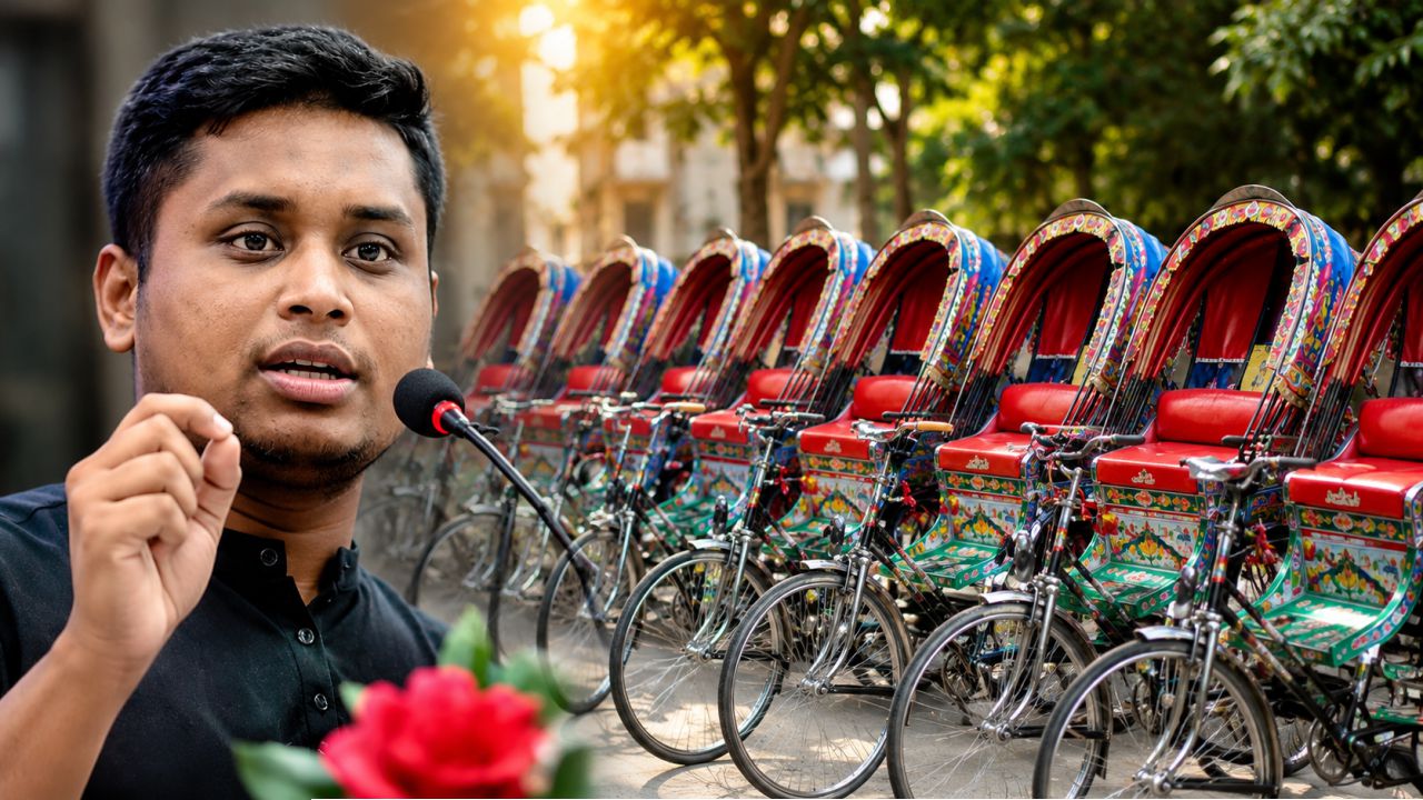 হাসনাত আবদুল্লাহর অভিনব উদ্যোগ: সুদ নয়, কিস্তিতেই রিকশার মালিক