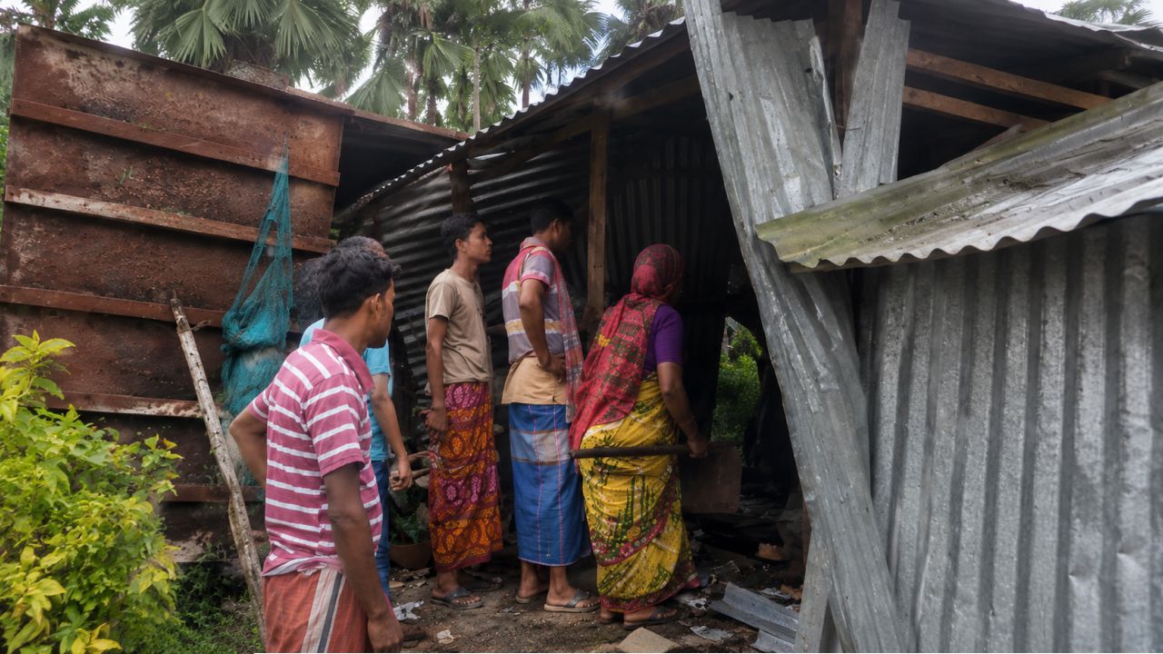 নড়াইলে নিয়ন্ত্রণ হারিয়ে বসতঘরে ট্রাক, ঘুমন্ত স্কুলছাত্রী নিহত