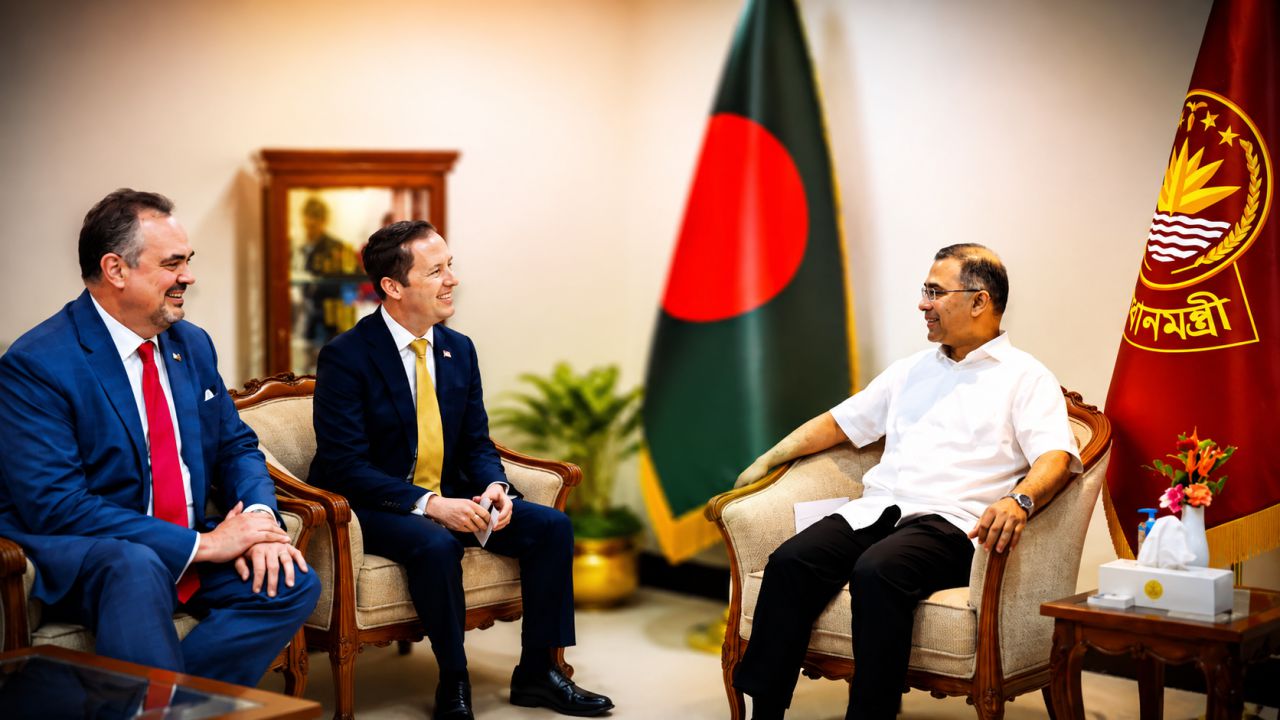 প্রধানমন্ত্রী তারেক রহমানের সঙ্গে যুক্তরাষ্ট্রের বিশেষ দূত সার্জিও গরের সৌজন্য সাক্ষাৎ