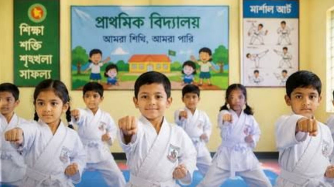 প্রাথমিক শিক্ষায় বাধ্যতামূলক হচ্ছে মার্শাল আর্ট
