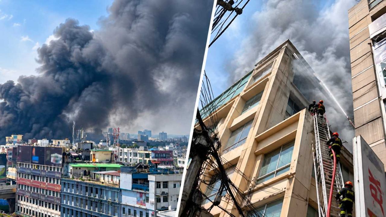 মহাখালী ও ধানমন্ডিতে পৃথক অগ্নিকাণ্ড, ফায়ার সার্ভিসের তৎপরায় নিয়ন্ত্রণে