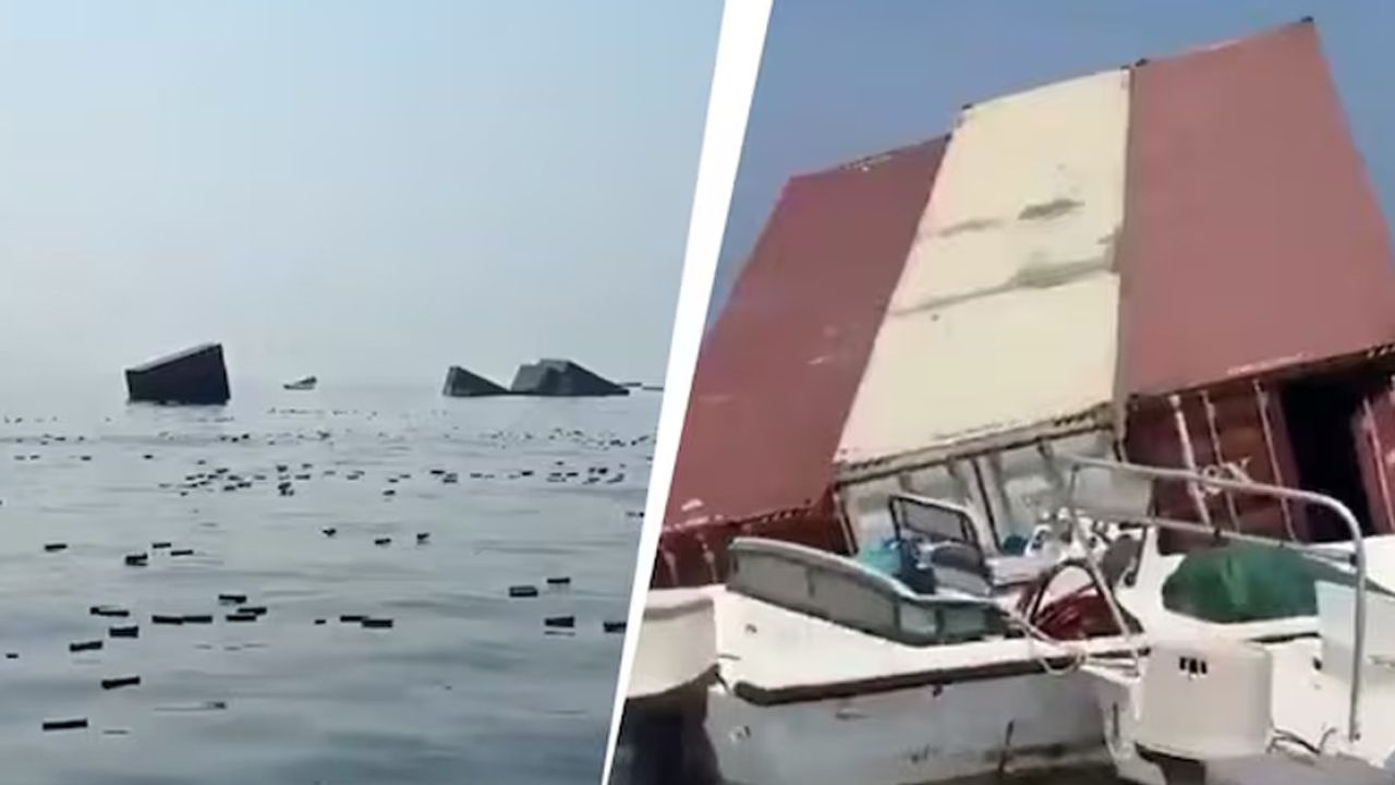 হরমুজ প্রণালিতে আইফোন ও সুগন্ধিবাহী জাহাজ ডুবি: সমুদ্রে মূল্যবান সামগ্রী কুড়ানোর ধুম